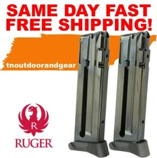 Ruger SR 22 OEM Mag w/ Ext 10 Rd 22 LR 2 Pack, 90647 SAME DAY FAST FREE SHIPPING