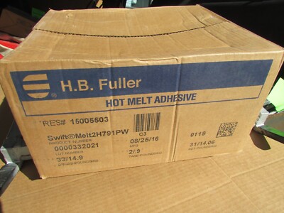 H B FULLER 31 Lbs Hot Melt Glue Adhesive SwiftMelt 2H791