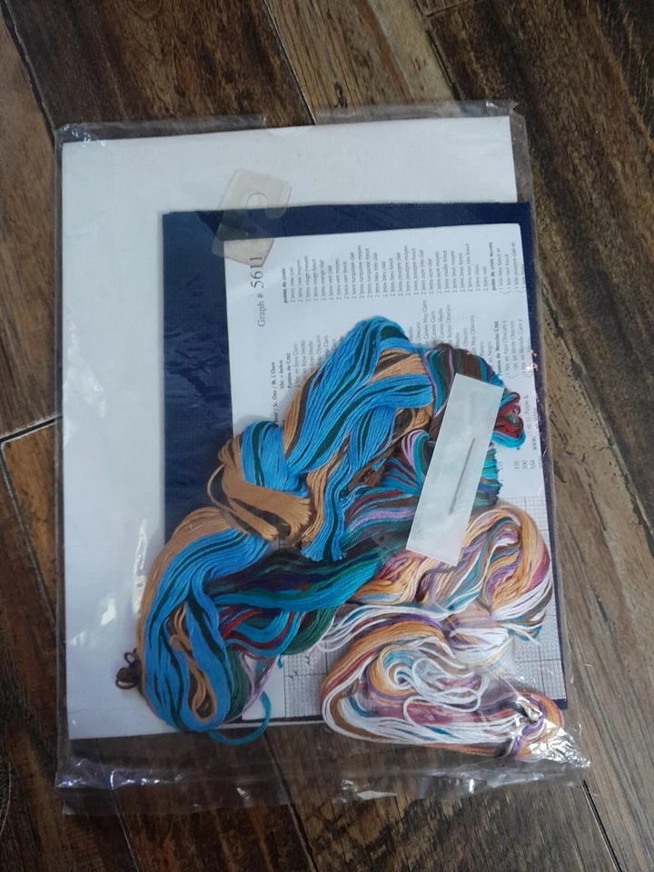 KIT DE PUNTO DE CRUZ DISEÑOS PARA LA AGUJA MR OSO #5611-14 X 16 Foto 2 de 3