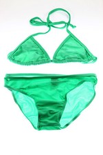 FOREST GREEN TWO-PIECE BIKINI GIRL SWIMWEAR - Size 2