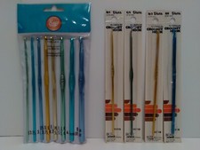 Crafts - Preowned/New - Odd Lot Of Crochet Hooks - 1 Boye 8 Piece Set  4 Diana