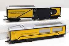 LUX TT 9640 Gleisstaubsaugerwagen + Schienenschleifwagen "Start-/Stop" NEU + OVP