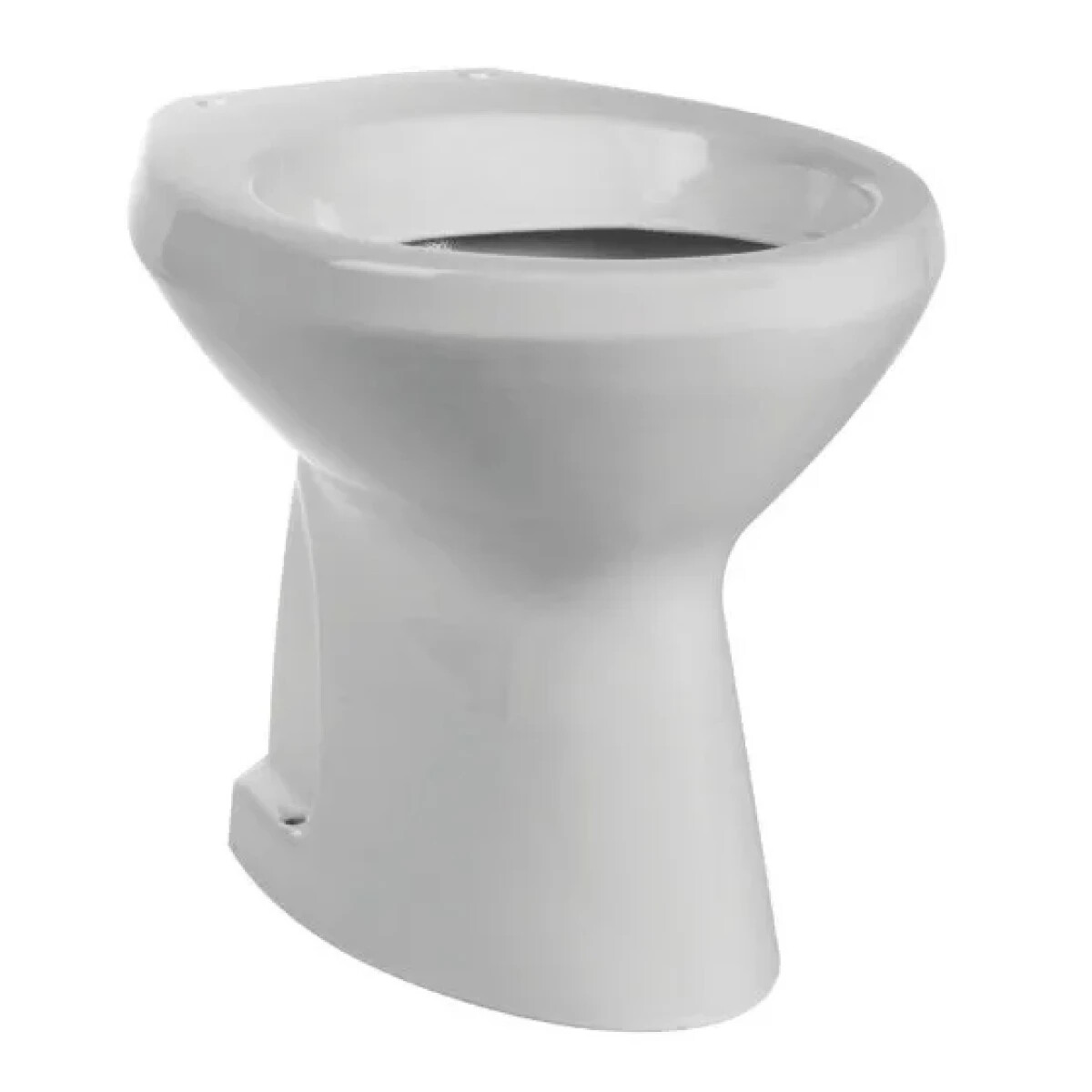 VASO WC A TERRA CON SCARICO A PAVIMENTO IN CERAMICA BIANCA SERIE ELITE