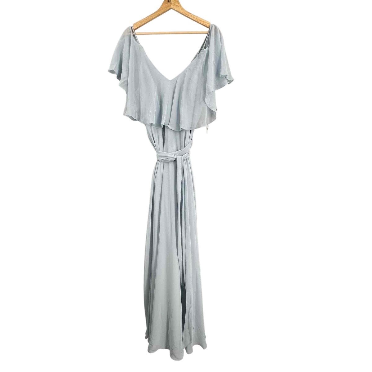 Jenny Packham Formal Dress JP1033 Mist Blue Maxi Spaghetti Straps Size 10 New Jenny Packham Formal Dress JP1033 Mist Blue Maxi Spaghetti Straps Size 10 New