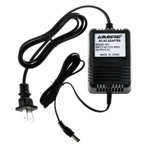 9V 1A AC-AC Adapter for Lexicon Omega MPX-R1 JamMan Alex Alesis Charger Power - Picture 1 of 3