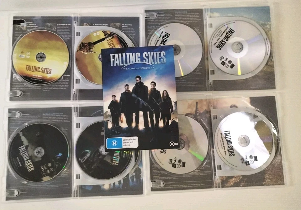 Sci-Fi & Action DVD Lot – Falling Skies 1-4, The 100, MIB Trilogy & More! - Image 4 of 4