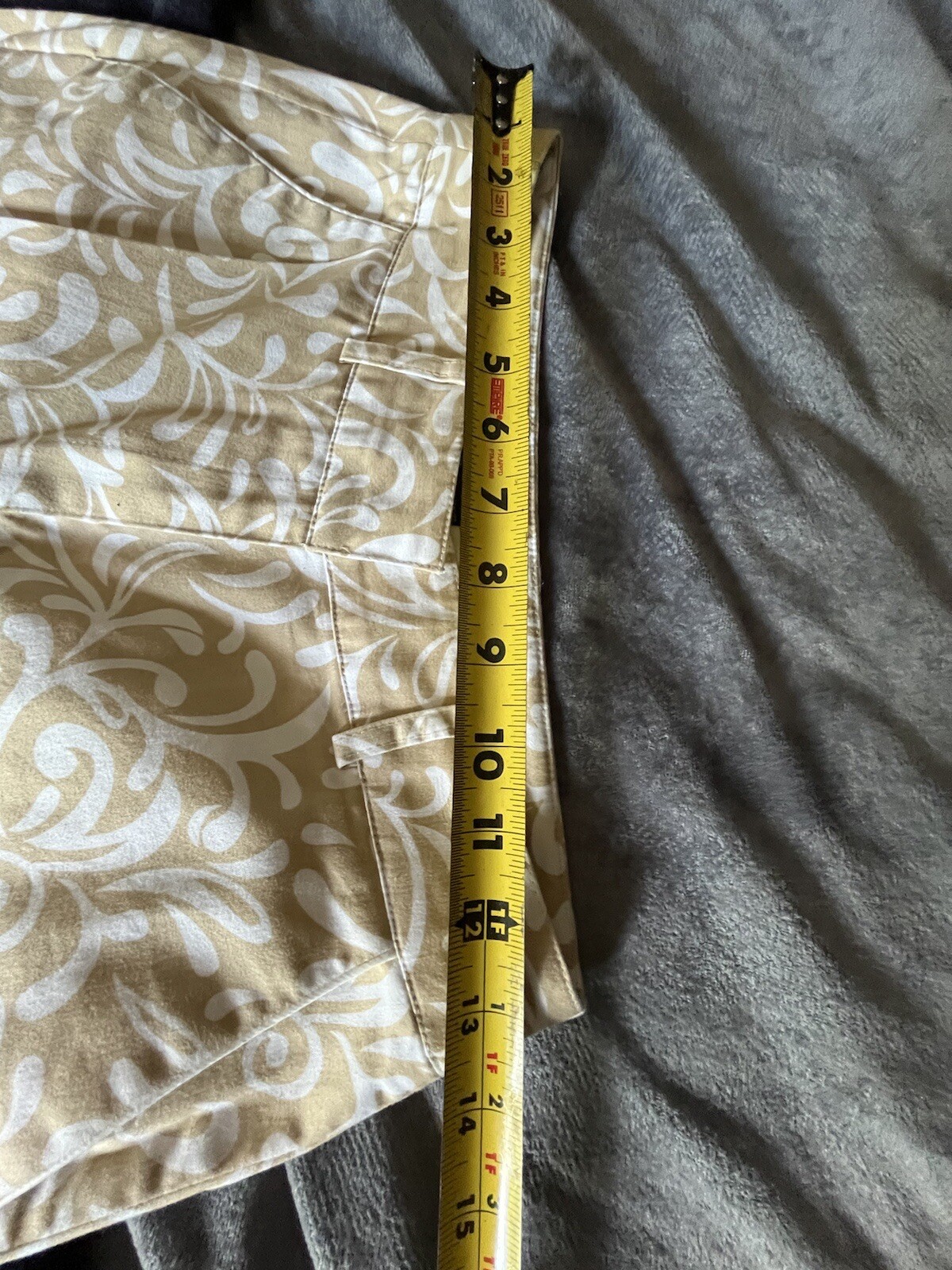 Willi Smith Stretch Size 2 Pants Pattern Cropped - image 5