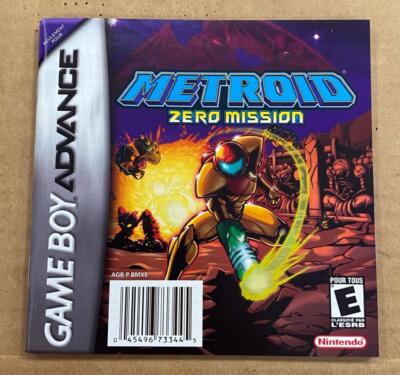METROID: ZERO MISSION (NINTENDO GAME BOY ADVANCE) MANUAL METROID: ZERO MISSION (NINTENDO GAME BOY ADVANCE) MANUAL