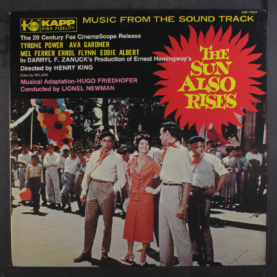 SOUNDTRACK: the sun also rises Victor Musical Industries, Inc. 12'' LP 33 RPM