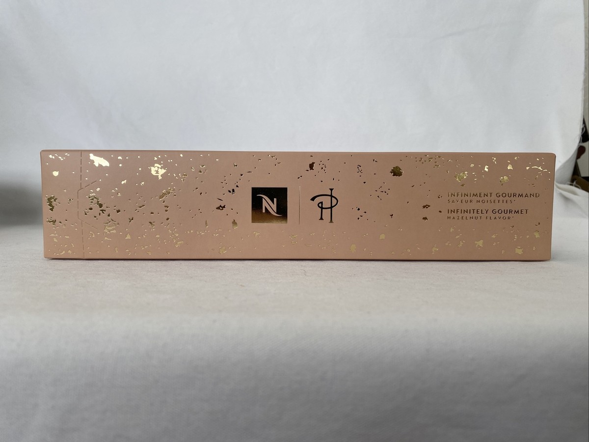 Nespresso Vertuo Line Coffee Pods - Pierre Hermé 'Infiniment Gourmand' Hazelnut Flavor, 1 Sleeve Of 10 Capsules