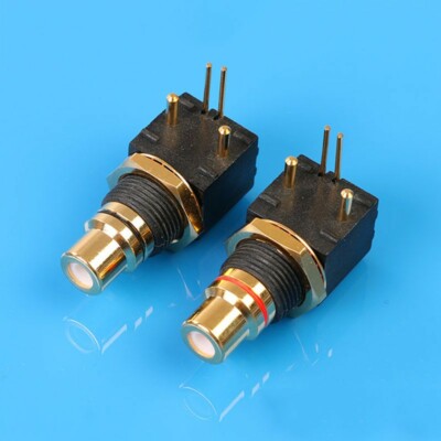 2pcs RCA PCB Mount For DAC Players Decoder Digital Coaxial Input Output pe66