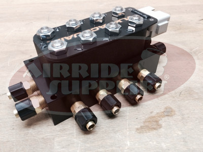 Airride AccuAir VU4 1/4'' NPT 13tlg. Umbau-Kit 10mm Steckfittinge Schlauch TOP***