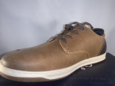 Heel Pad Chaps Men's Dress Shoes Chaps Men's Matt Derby Lace-Up Casual  Dress Comfort Memory Foam Shoes Brown
