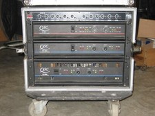 3-Way QSC STEREO Power Amplifier Rack DBX2/3/...