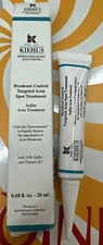 KIEHL'S BREAKOUT CONTROL Targeted Acne Spot Treatment Sulfur/vb3 New 20ml