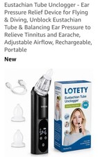 Eustachian Tube Unclogger Ear Popper Pressure Relief Travel Fluid Clearing Devic