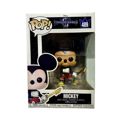 2018 Funko Pop! Disney Kingdom Hearts 3 Mickey Mouse #489 Vinyl Figure New