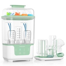 Bottle Sterilizer and Dryer, Modular Nesting Space Saving Design, 6 Bottles Capa