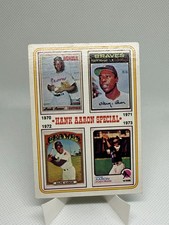 1974 Topps HANK AARON SPECIAL #6 - Braves-Brewers HOF Home Run King (PWE)