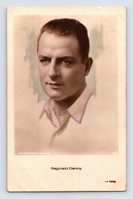 Reginald Denny 1930s Silent Film Star Postcard RPPC Iris Verlag Unposted