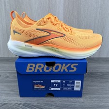 Brooks Glycerin 22 Size 12 Mens Orange Nightlife White Running Shoes