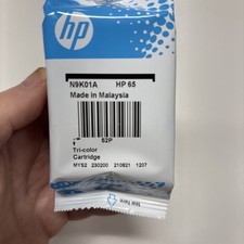 New HP 65XL Tri-Color High Yield Ink Cartridge N9K03AN New Sealed