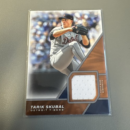 Tarik Skubal 2026 TOPPS SERIES 1 MAJOR LEAGUE MATERIAL PW JERSEY ssp player worn