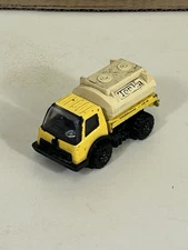 VINTAGE Tonka Toy Tanker Truck Made In Japan Yellow Metal And Plastic Bad Shape