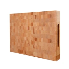 End Grain Cutting Board, USA Grown Hardwood, 20 x 15 Butcher Block Hard Maple