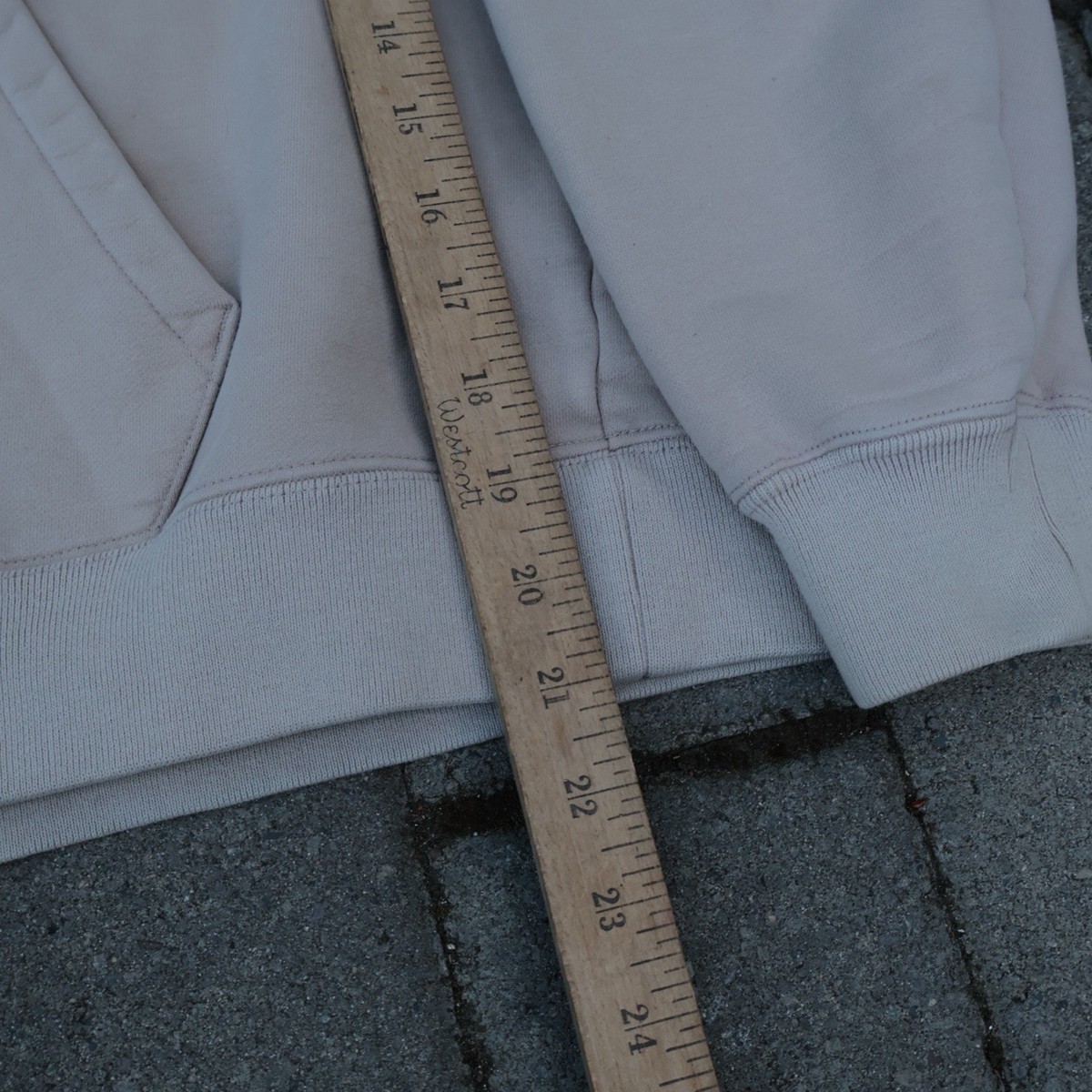 PUBLIC TOKYO Made In Japan Womens Boxy Fit Heavyweight Pullover Hoodie EUC Sz 2 View 6