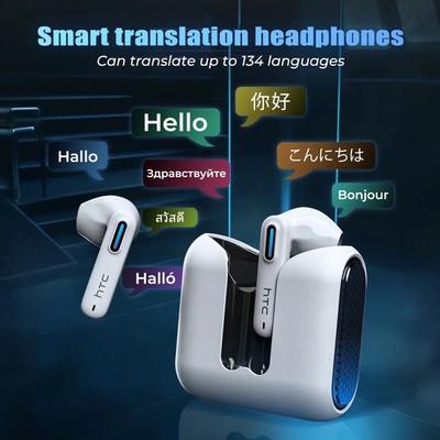 HTC NE49 Wireless Bluetooth Earbuds TWS AI Translator Low Latency Kopfhörer