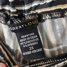 Robert Louis Size 2x Womens Black/White Striped High Rise Pull-On Wide Pants — photo 2
