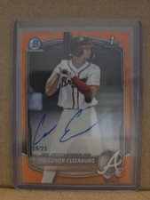 2025 Bowman Draft Conor Essenburg Orange Wave Auto 09/25