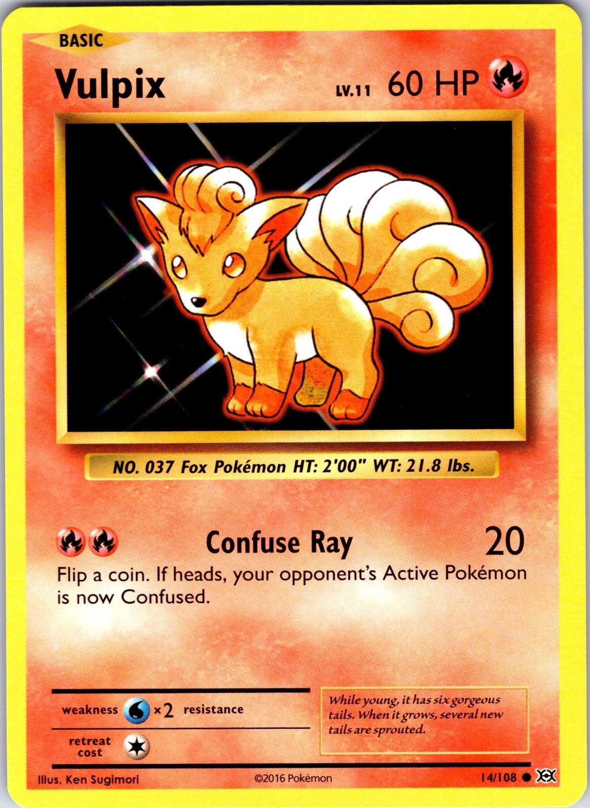 Vulpix Common XY - Evolutions 14/108 NM
