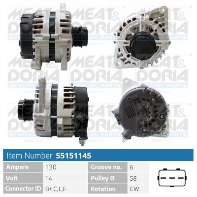 Meat & Doria Generator FüR Hyundai Tucson TLE 1.6 Gdi TL Kona OS GD KIA Xceed-image