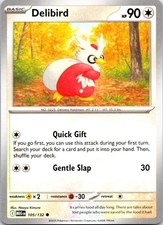 Delibird 105/132 Common Mega Evolution Pokemon NM