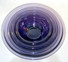 Gorgeous! VTG Pyrex Amethyst Nesting Mixing Bowls Set of 4 322, 323, 325, 326