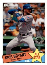 2020 Topps #85AS-50 Kris Bryant 1985 Topps Baseball 35th Anniversary All-Stars