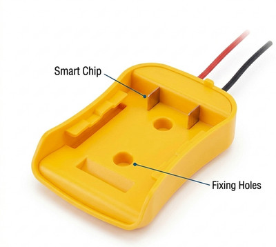 Netzteil Akku Stecker DIY Output Adapter für DeWALT 20V Max 18V Dock
