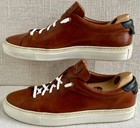 Good Man Brand Tan Dark Vachetta Leather Legend Sneaker US 10 Made in Italy $298 — photo 3