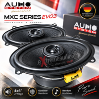 "Audio System MXC406 EVO3 2-Wege Oval 4X6\" Koax Auto Lautsprecher Set - 1 Paar"