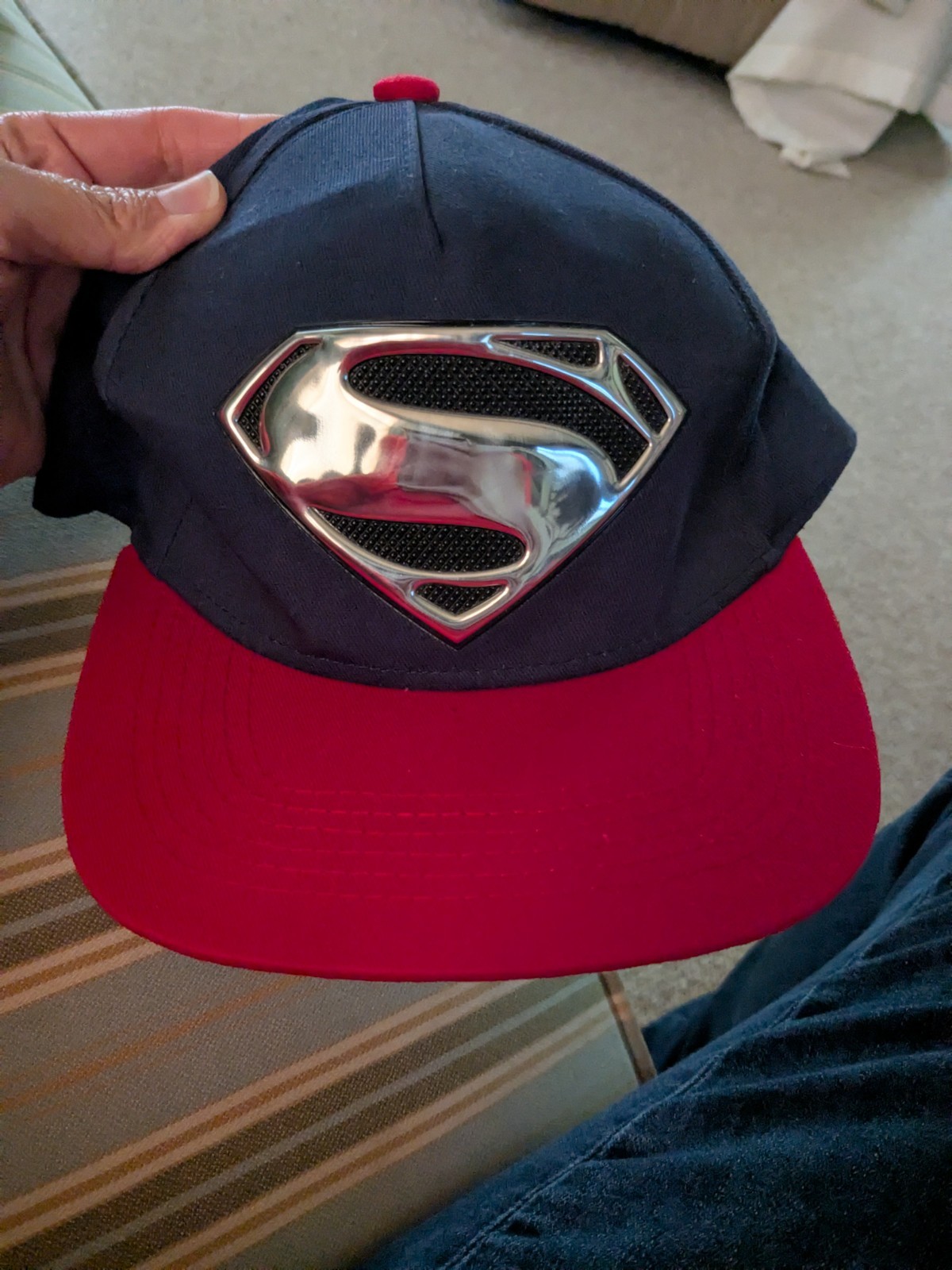 DC COMICS "Superman" Baseball Cap Hat, EUC!!!! - image 6