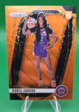 2024 Panini Prizm WNBA - Rickea Jackson #144 Orange Velocity Prizm (RC)