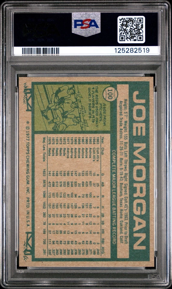 (LOT OF 28) 1977 TOPPS #10 REGGIE JACKSON #100 JOE MORGAN #280 JIM HUNTER PSA 7 - Image 4 of 4