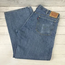 Levis 517 Jeans Mens 40x29 Bootcut Zip fly Blue denim Levi's (40x29)