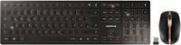Cherry Dw 9100 Slim, Desktop-Set Schwarz/Bronze, Deutsches Layout