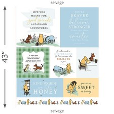 Winnie the Pool Panel  Winnie the Pooh  Riley Blake