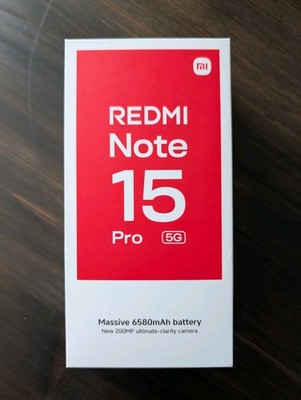 Xiaomi Redmi Note 15 Pro 512 GB 5G Schwarz NEU OVP mit Zubehörpaket