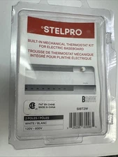 Stelpro SIBT2W Built-in Double-Pole Electronic Thermostat 120V-600V White 2 Pole