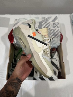 Nike Air Max 90 x Off-White the Ten 2017 OG Men's Size 9.5 US A7293100